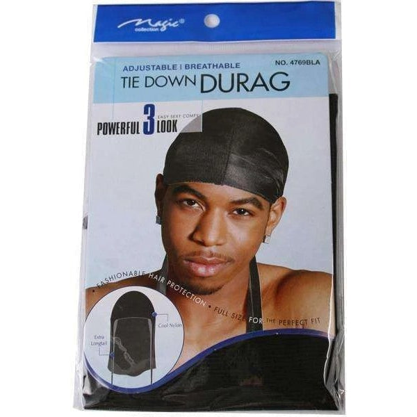 Magic Collection Tie Down Durag - 4769BLA
