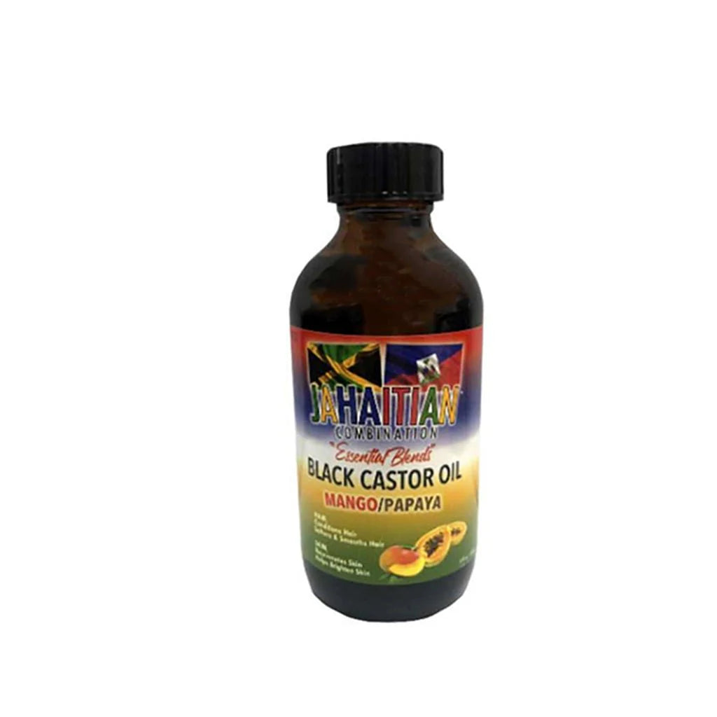 Jahaitian Black Castor Oil - Mango Papaya 4oz