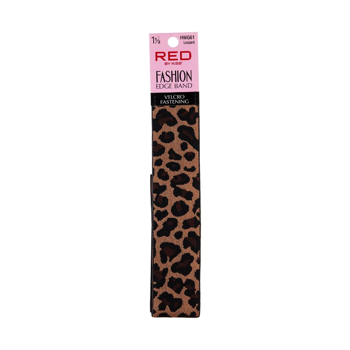 Red by Kiss Fashion Edge Band Wide 1.5in Leopard HWG61