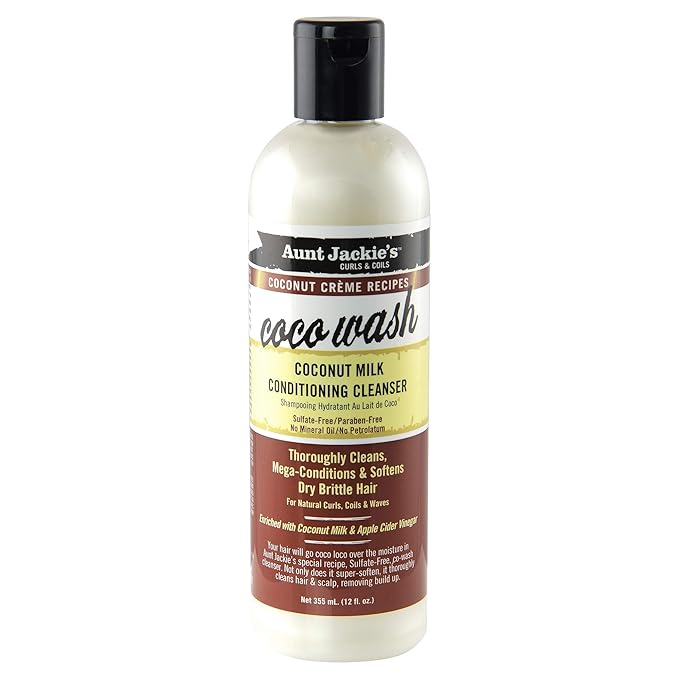 Aunt Jackies Coconut Coco Wash Conditioning Cleanser 12oz