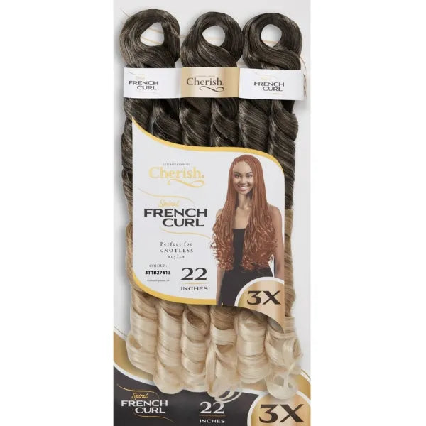 Cherish 3X Spiral French Curl Bulk 22in