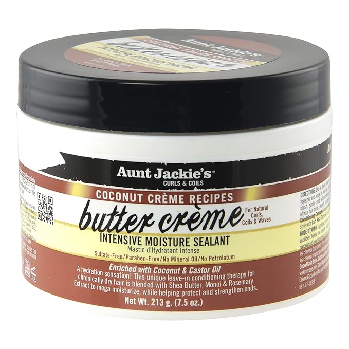 Aunt Jackies Coconut Butter Creme Intensive Moisture Sealant 7.5oz