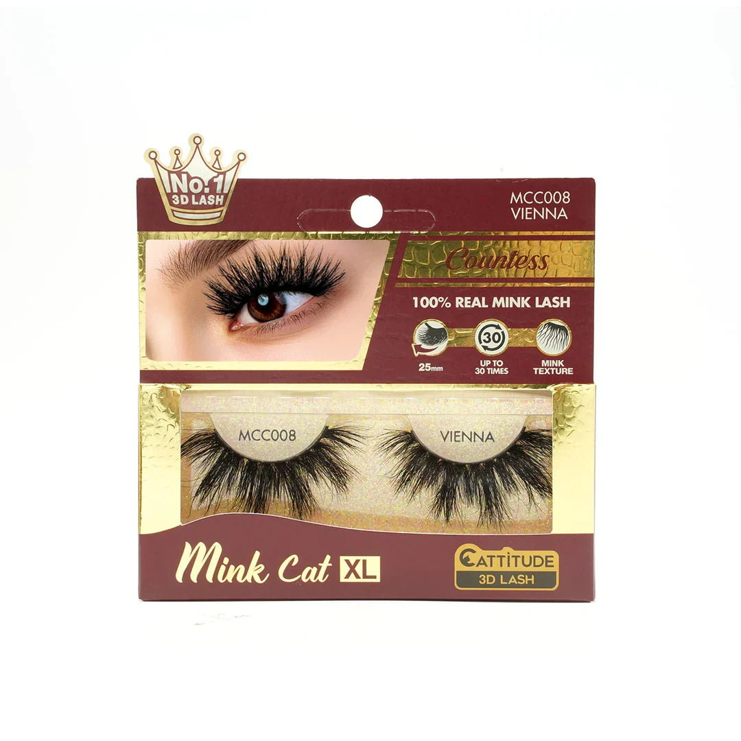 EBIN Cattitude Eyelashes - Mink Cat XL Vienna 008