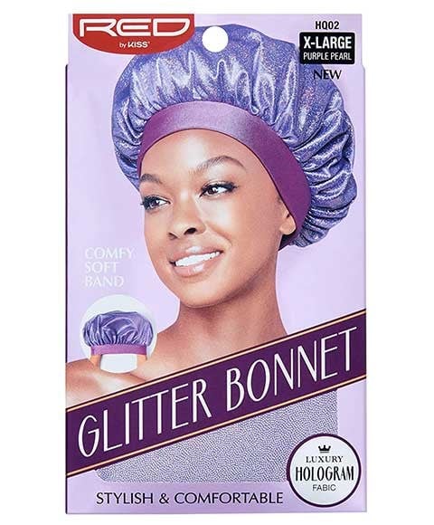 Red by Kiss Glitter Bonnet X Large Purple Pearl HQ02