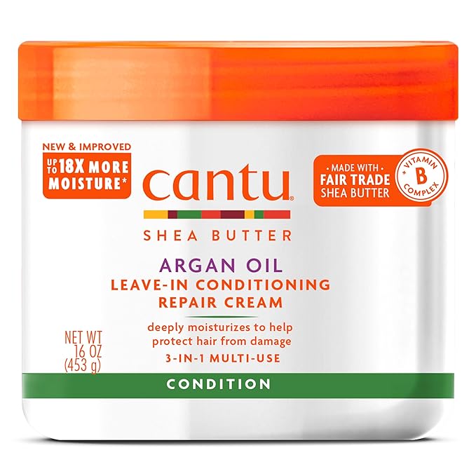 Cantu Argan Leave in Conditioning Repair Cream 16oz