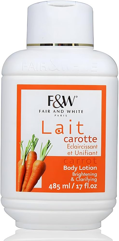 Fair and White Carrot Brightening Clarifying Body Lotion 485ml