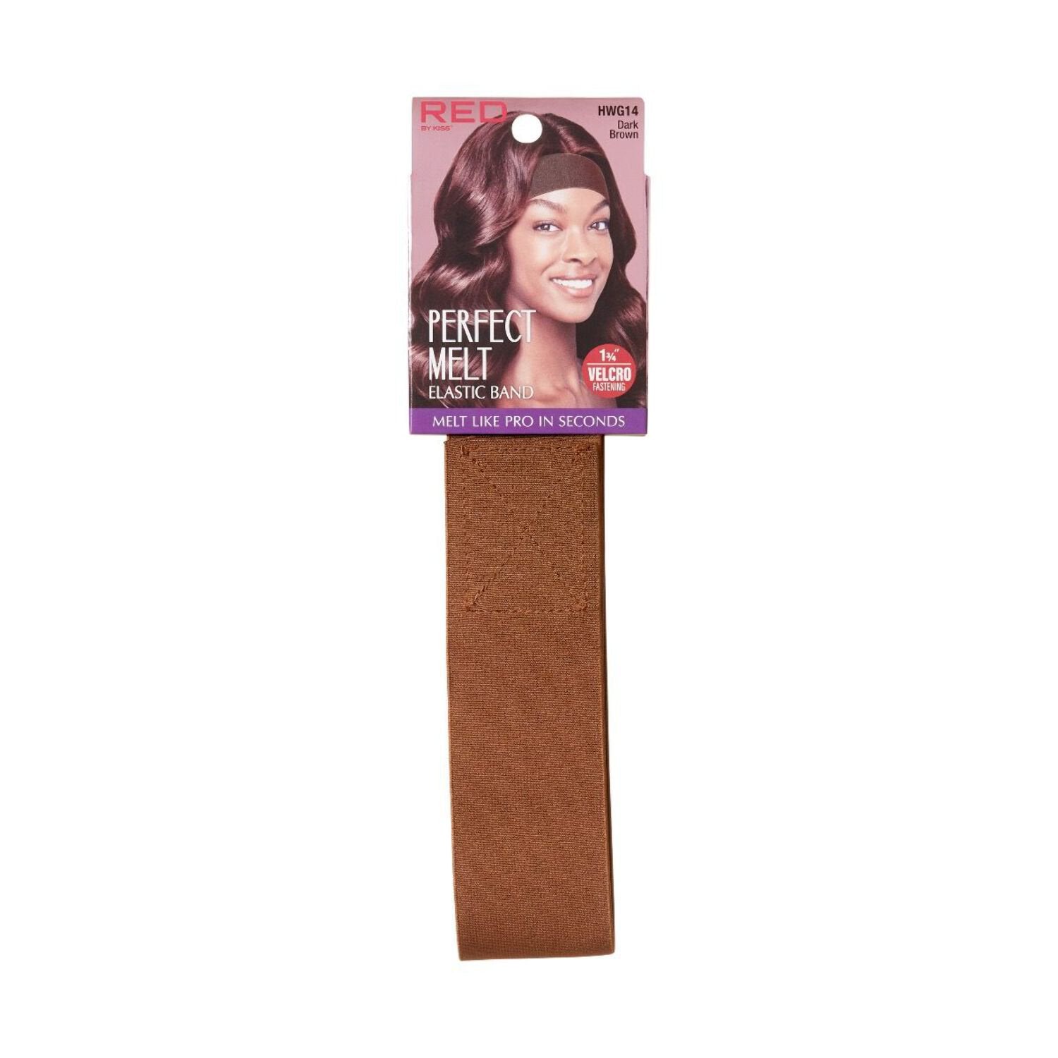 Red by Kiss Perfect Melt Wig Band 1 3/4in Dark Brown HWG14