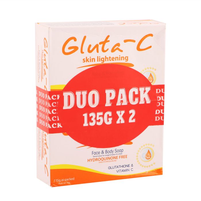 Gluta C Lightening Face and Body Soap 135g x 2
