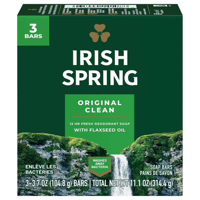 Irish Spring Original Clean Soap 3 Pack