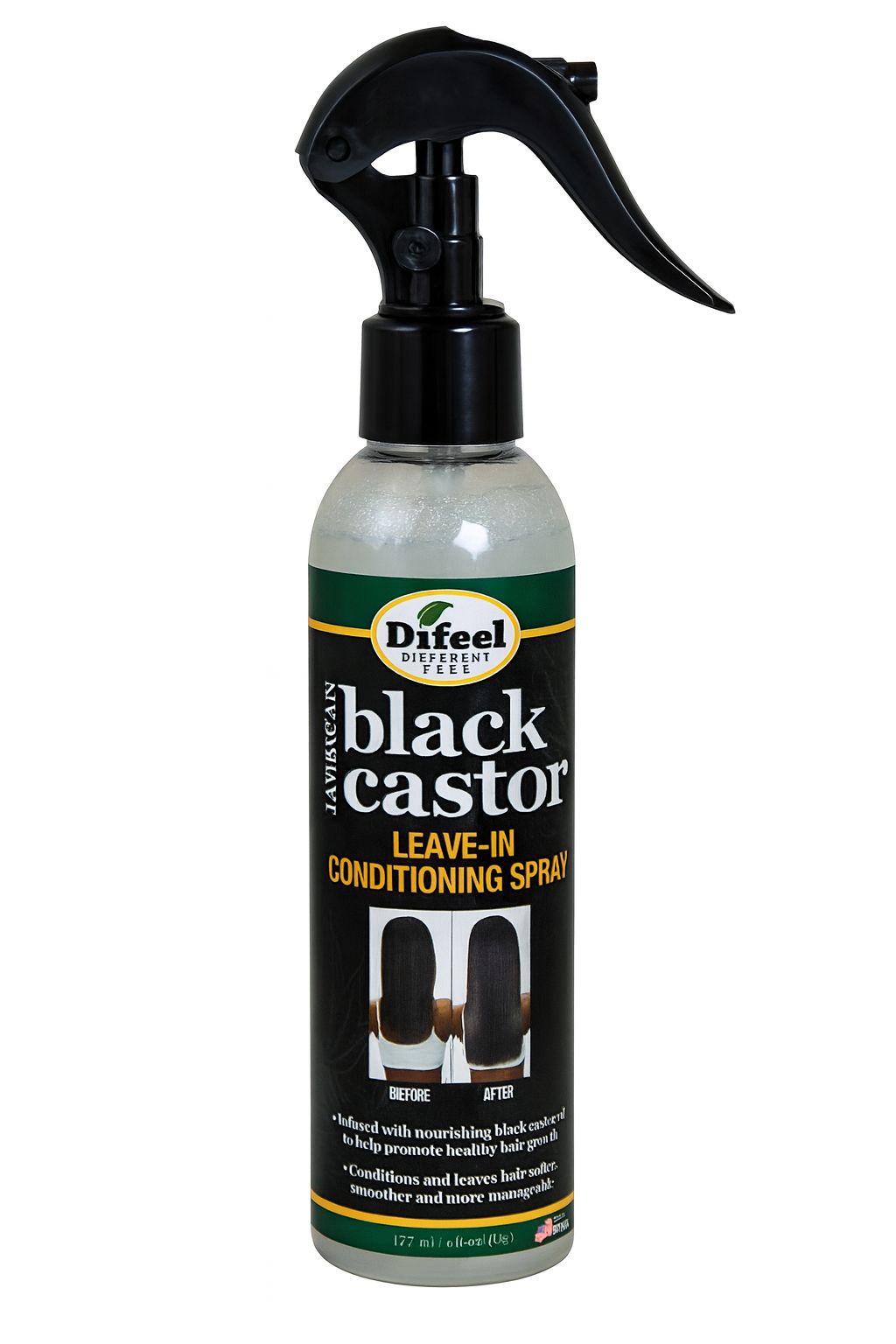 Difeel Jamaican Black Castor Leave in Conditioning Spray 6oz