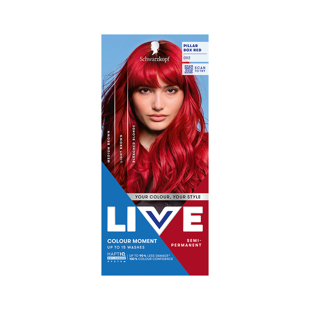 Schwarzkopf Live Colour Moment Semi Permanent - 092 Pillarbox Red