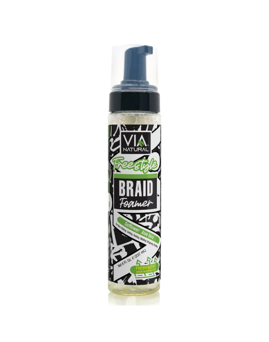 VIA Natural Freestyle Braid Foamer 8oz