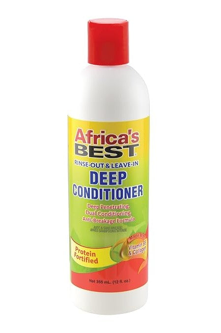 Africa's Best Rinse Out and Leave in Deep Conditioner 12oz