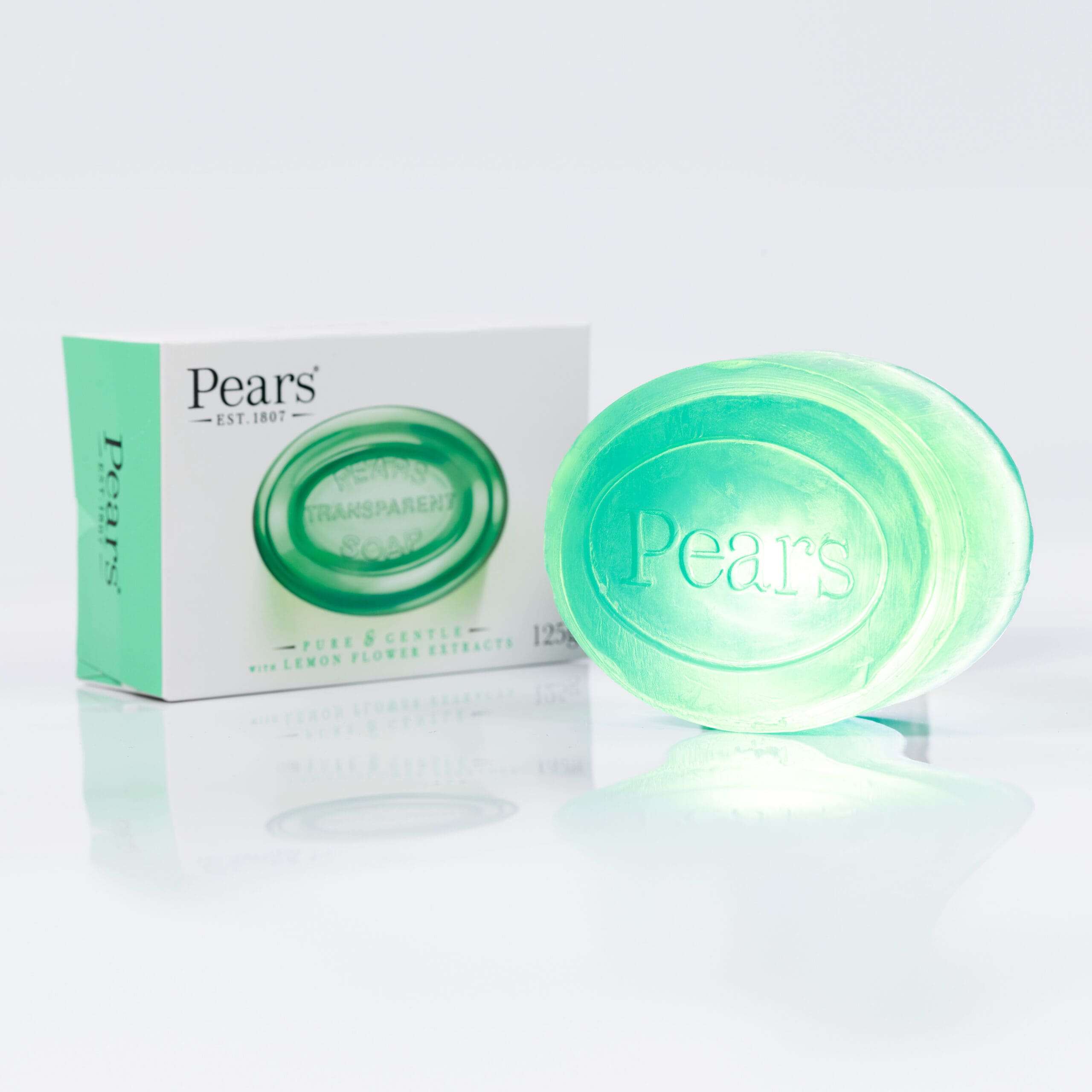 Pears Soap with Lemon Flower Green