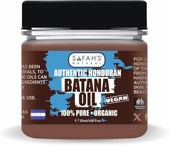 Safahs Natural Authentic Honduran Batana Oil Jar 50ml