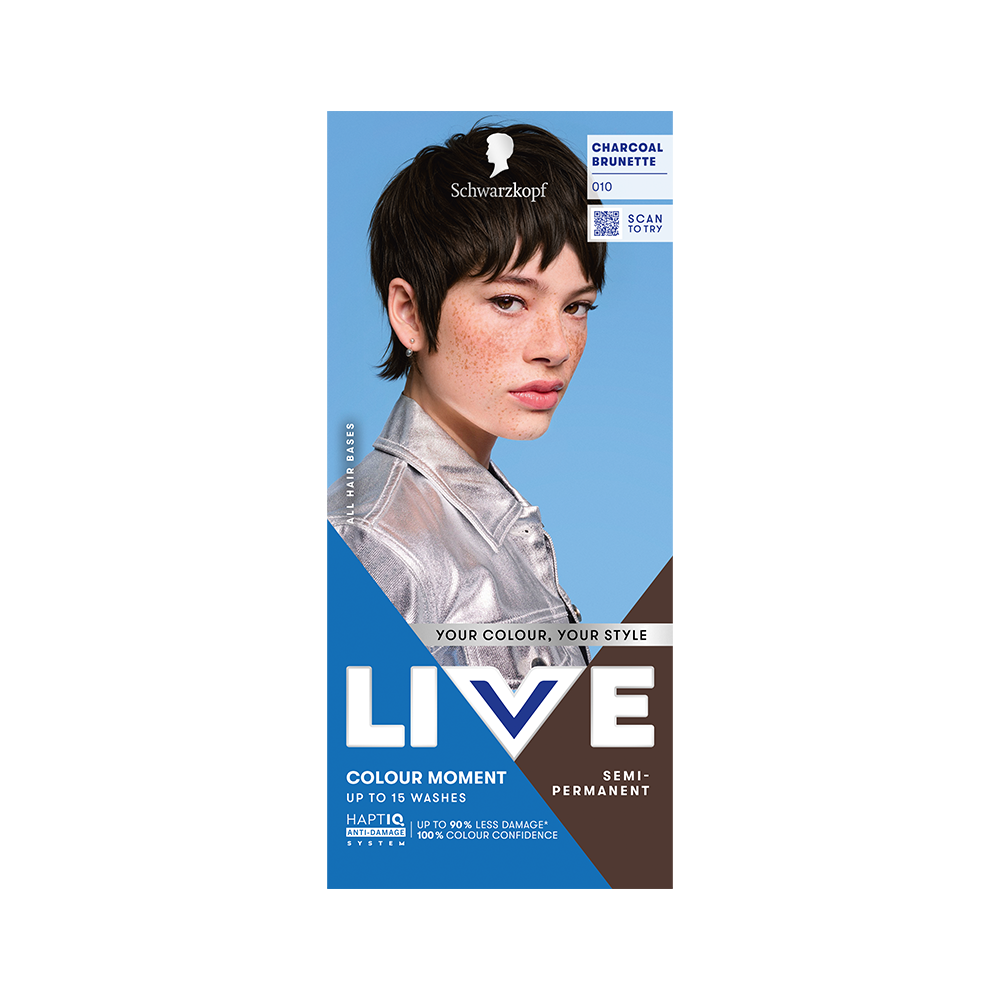 Schwarzkopf Live Colour Moment Semi Permanent - 010 Charcoal Brunette