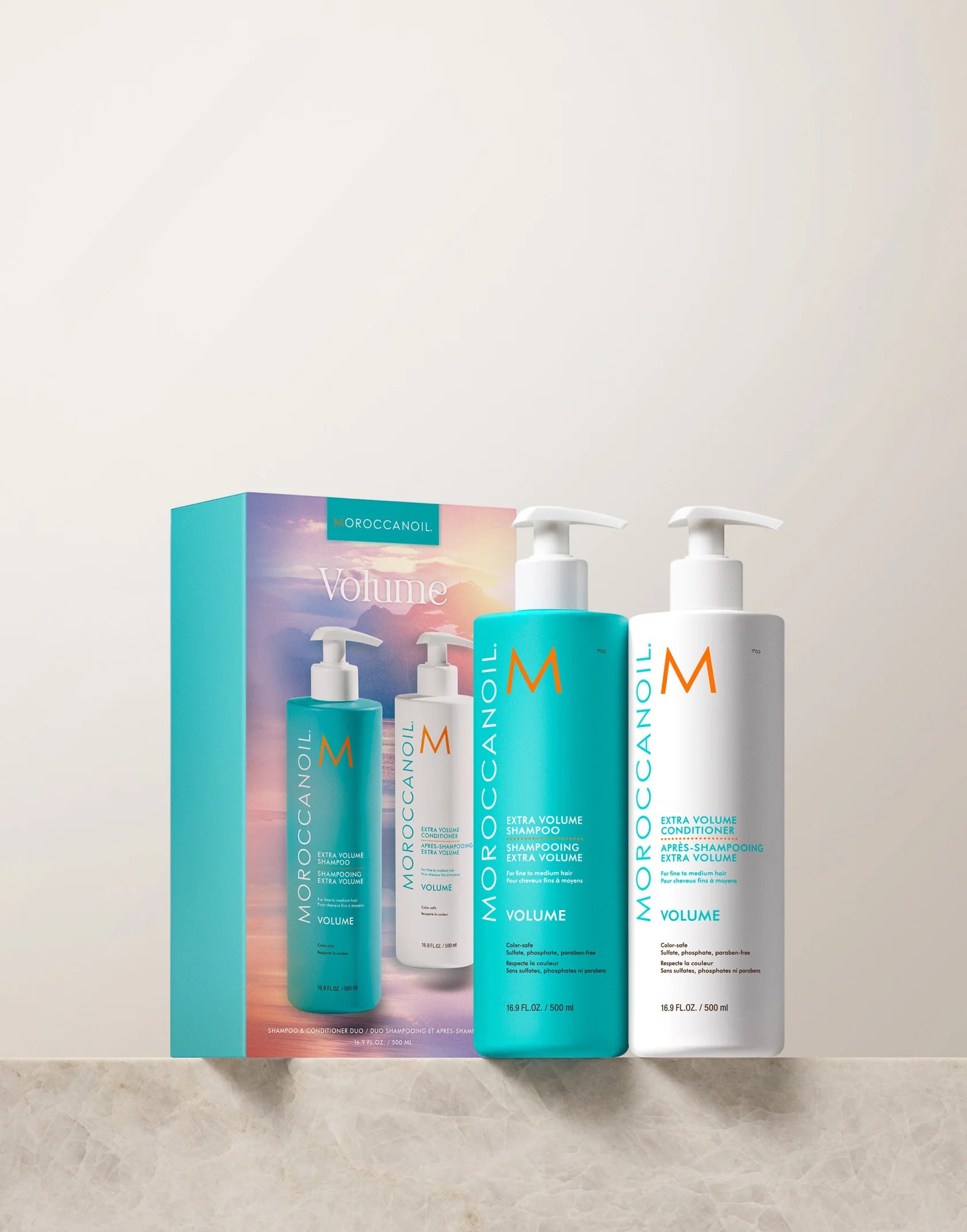 Moroccanoil Extra Volume Shampoo And Conditioner Duo Pack 500ml