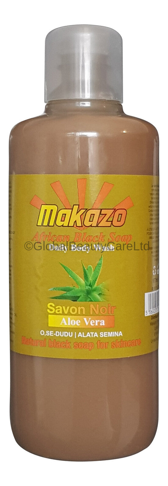 Makazo Liquid African Black Soap - Aloe Vera 977ml