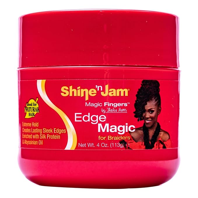 Ampro Shine n Jam Magic Fingers Edge Magic for Braiders 4oz