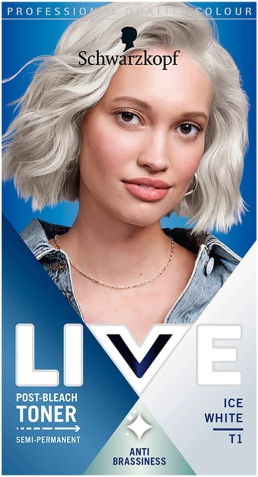 Schwarzkopf Live Post-Bleach Toner - T1 Ice White
