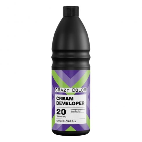 Crazy Colour Cream Developer 6% 20vol 1000ml