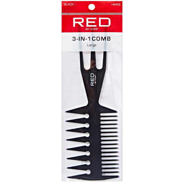 Red by Kiss 3 in 1 Comb Large HM59