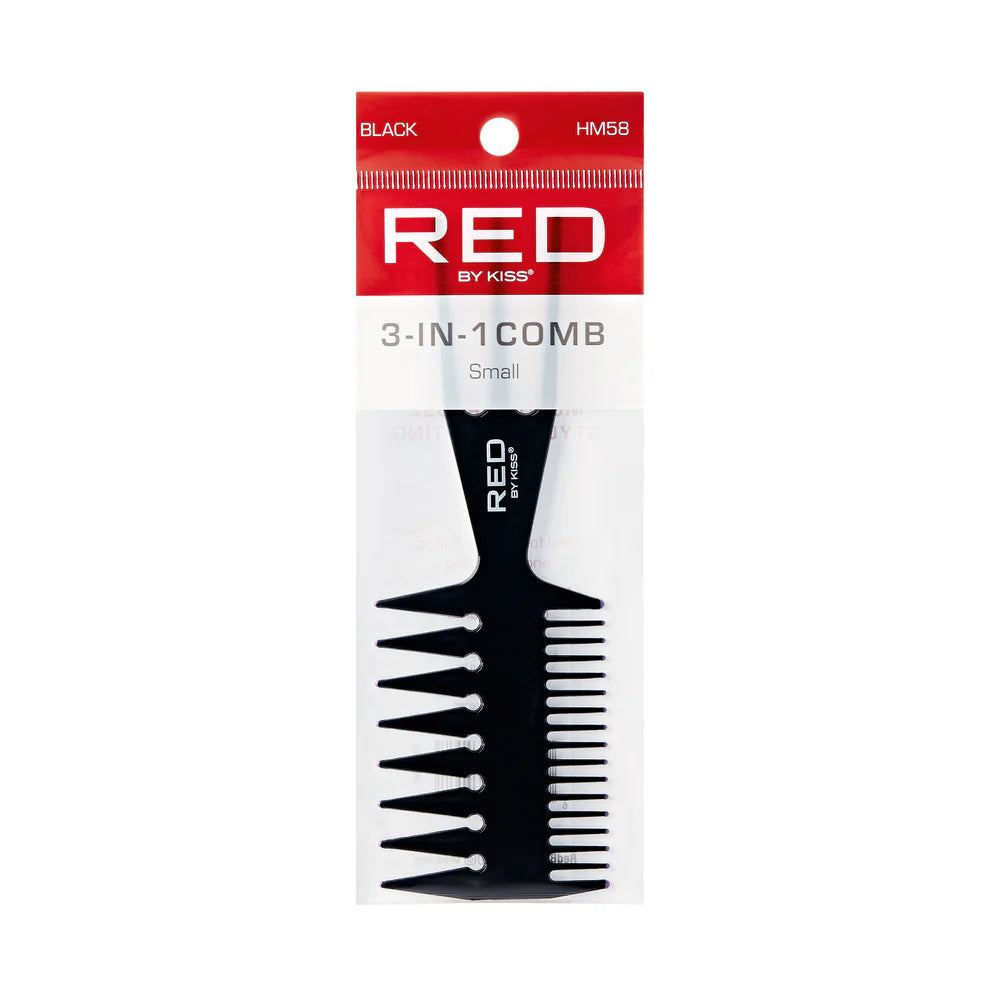 Red by Kiss 3 in 1 Comb Small HM58