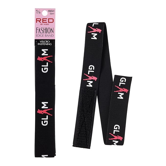 Red by Kiss Fashion Edge Band 1 1/8in Glam1 HWG41