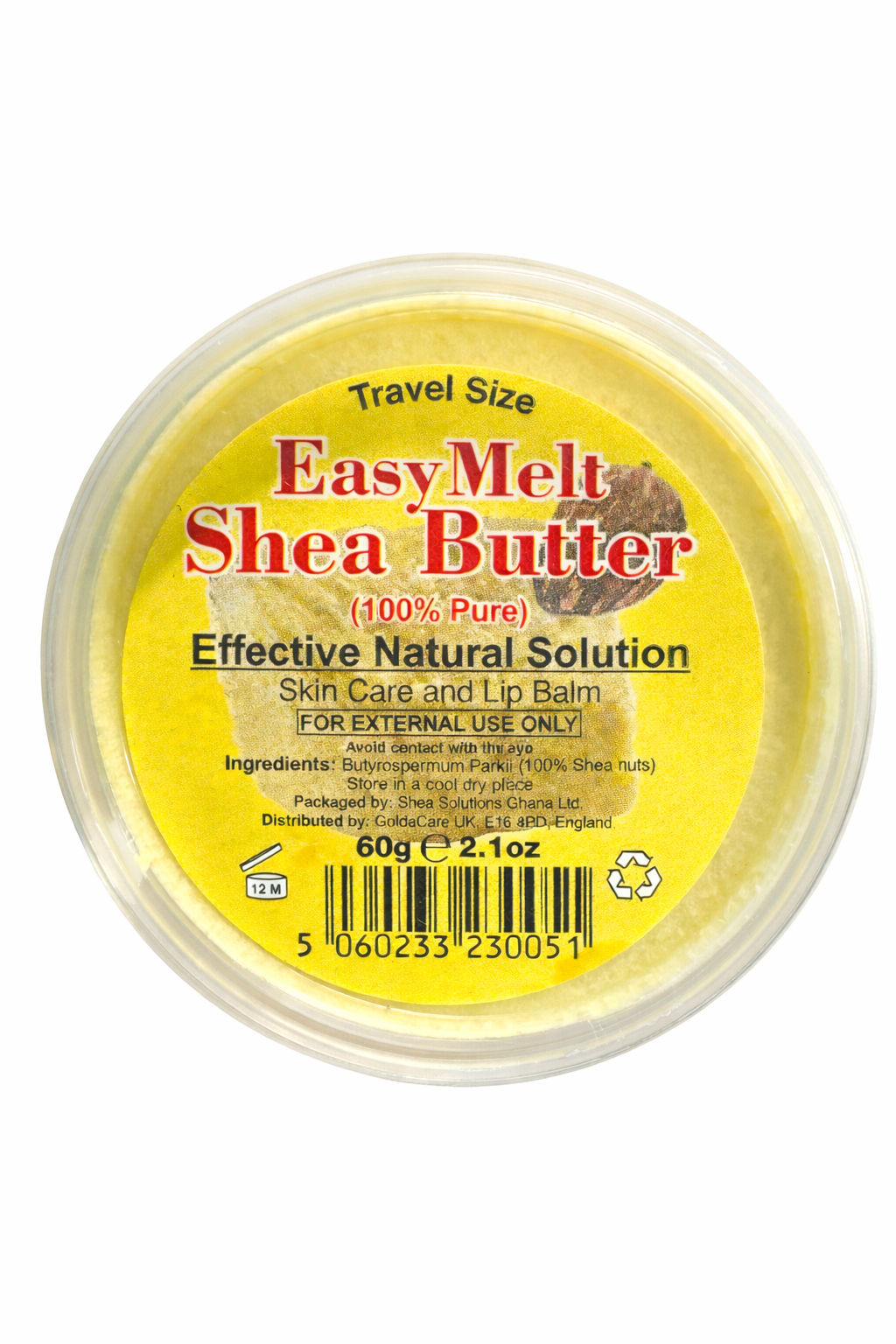 Ghana's Best Easy Melt Shea Butter Yellow