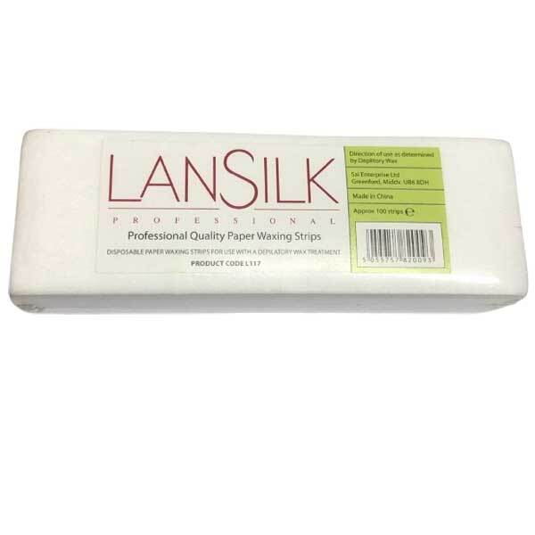 Lansilk Paper Waxing Strips 100pc