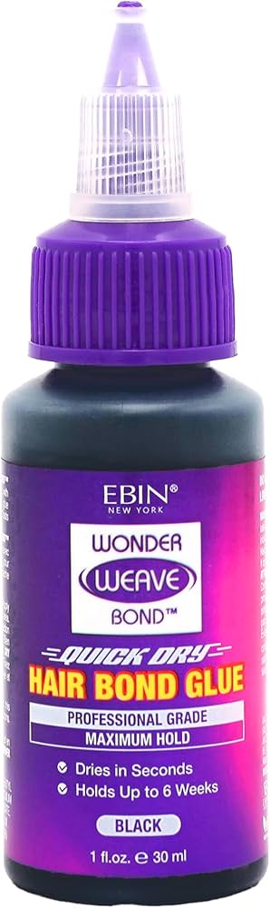 EBIN Wonder Weave Hair Bond Glue - Black 1oz