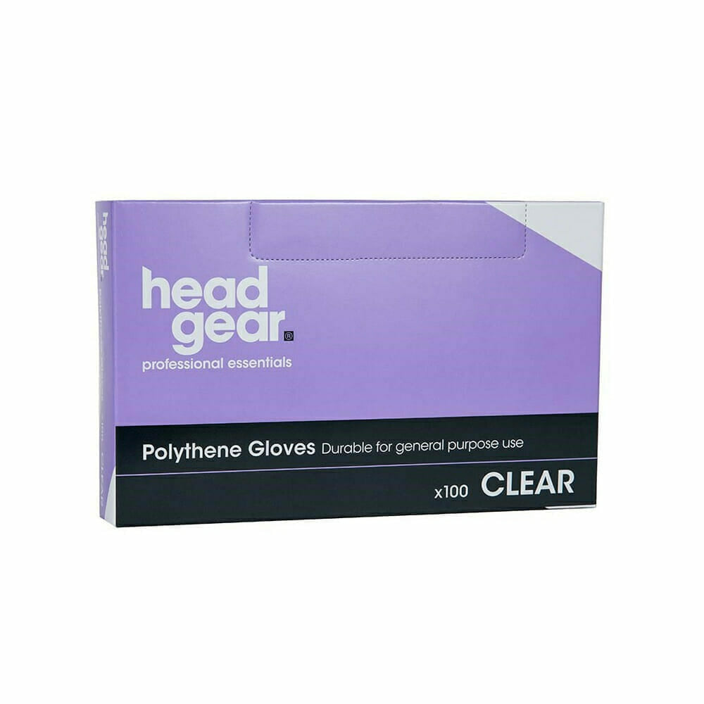 Head Gear Polythene Gloves Clear 100pcs