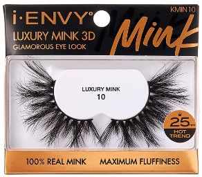i Envy by Kiss Luxury Mink 3D Eyelashes 10