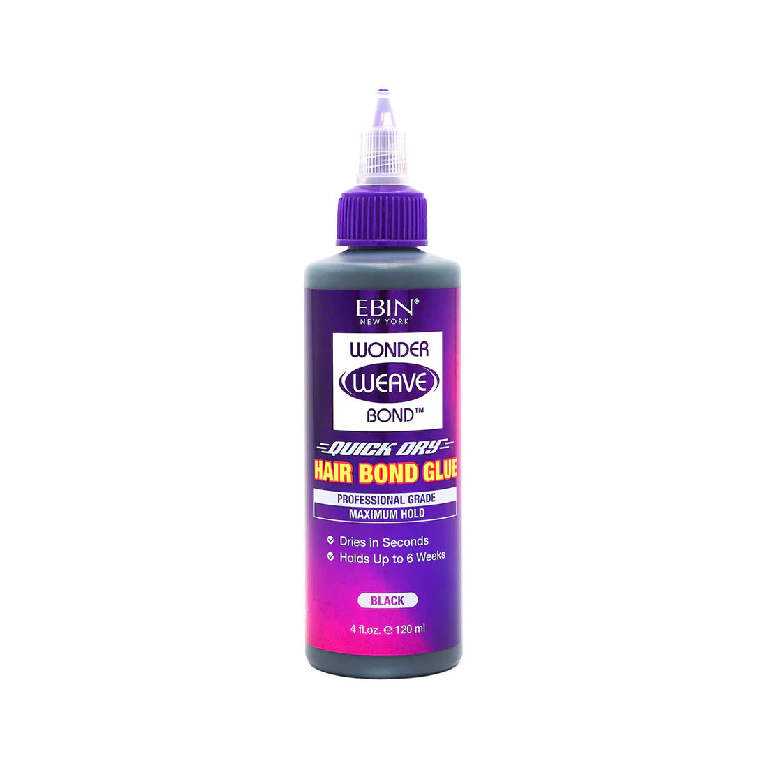EBIN Wonder Weave Hair Bond Glue - Black 4oz