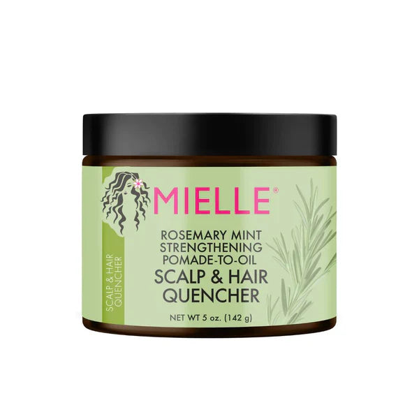 Mielle Rosemary Mint Pomade to Oil Hair and Scalp Quencher 5oz