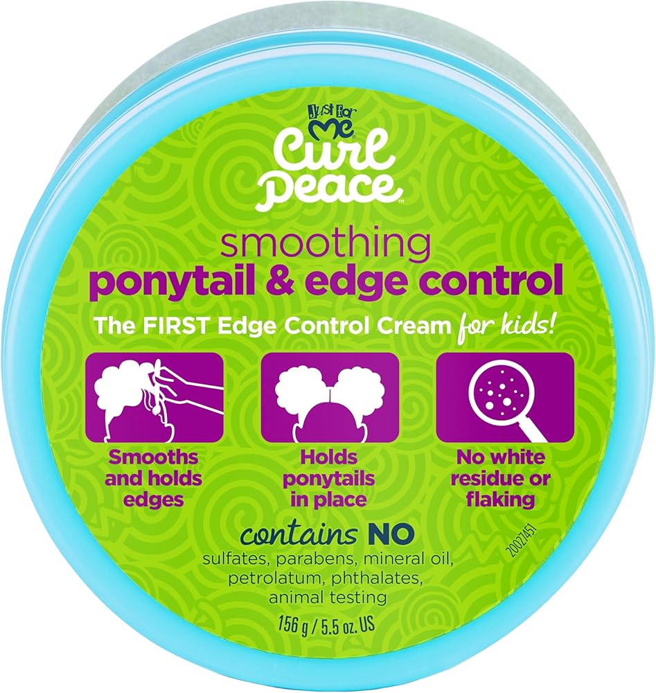 Just For Me Curl Peace Smoothing Ponytail and Edge Control 5.5oz