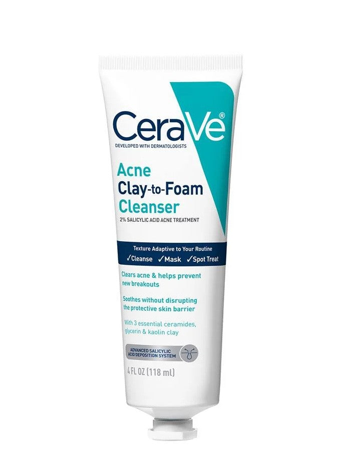 CeraVe Blemish Clay to Foam Cleanser 4oz