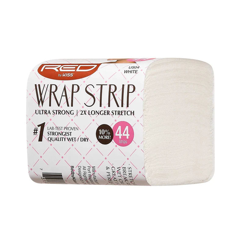 Red by Kiss Wrap Strip White  3.5'' US04J