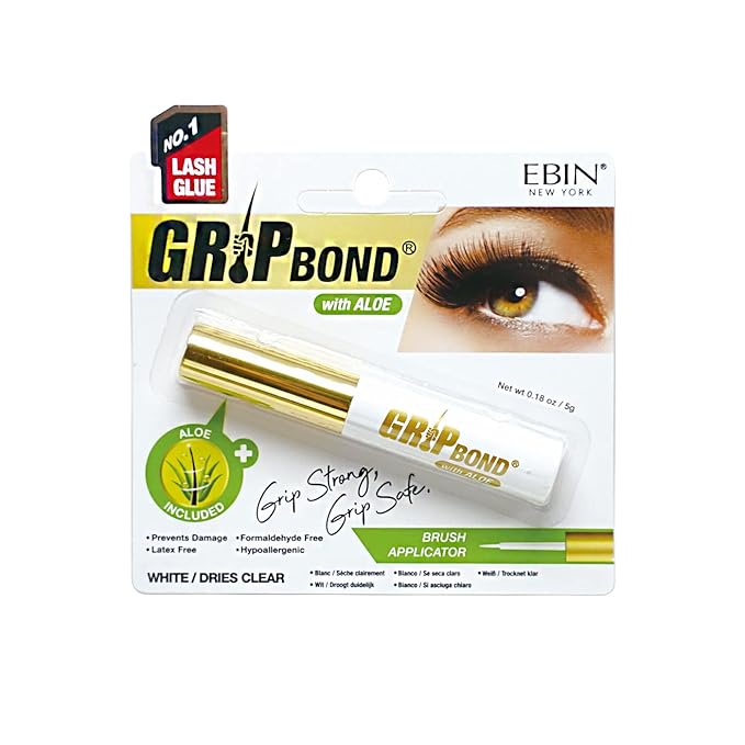 EBIN Grip Bond Eyelash Glue - Aloe White 5g