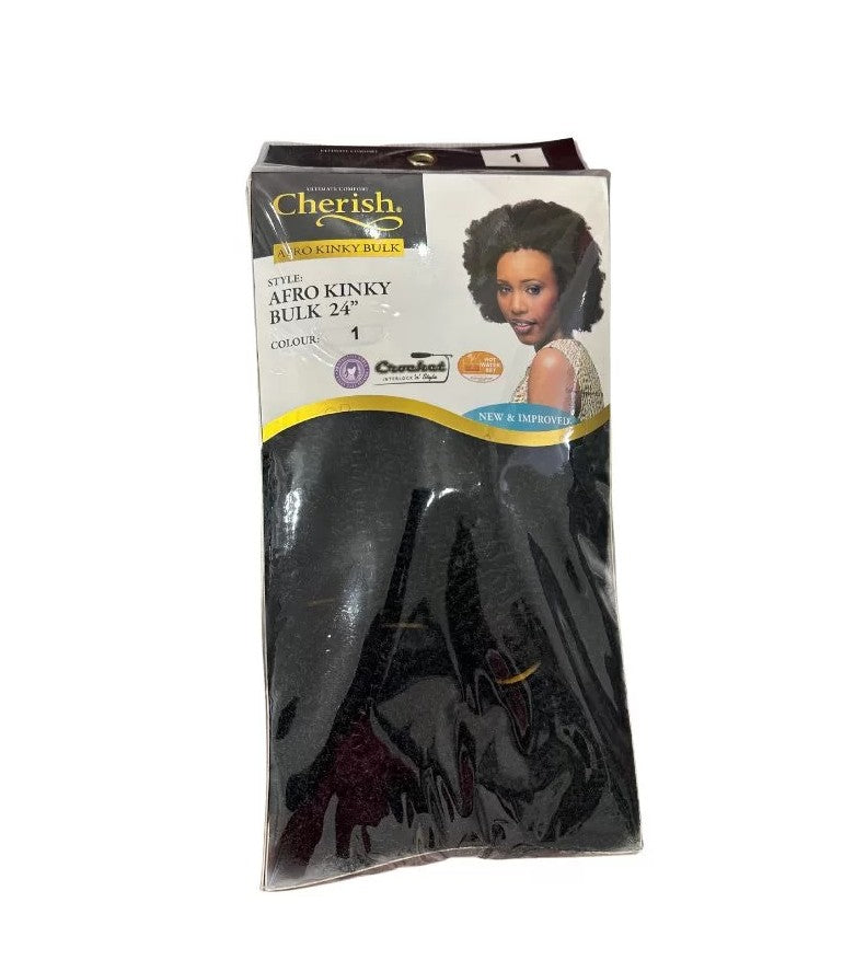 Cherish Afro Kinky Bulk 24in