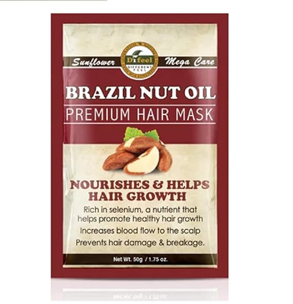 Difeel Premium Hair Mask Sachet Brazil Nut 50g
