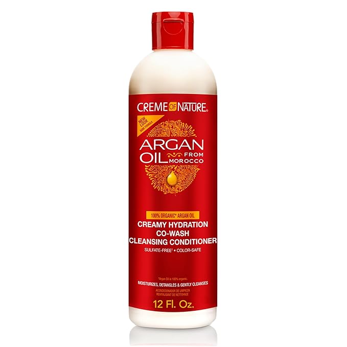 Creme of Nature Argan Oil Creamy Hydration Co-Wash 12oz