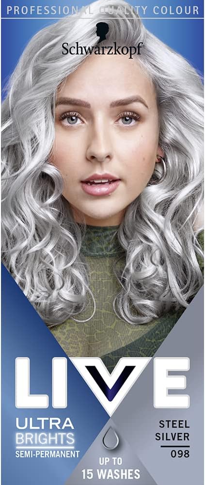 Schwarzkopf Live Ultra Brights - 098 Steel Silver