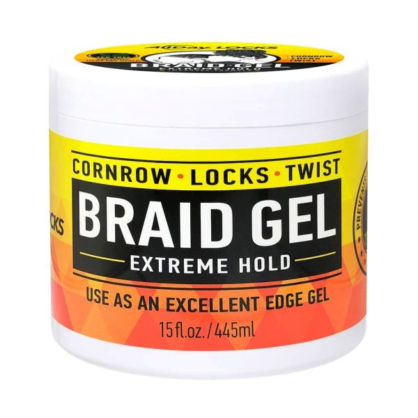 All Day Locks Braid Gel Extreme Hold 15oz