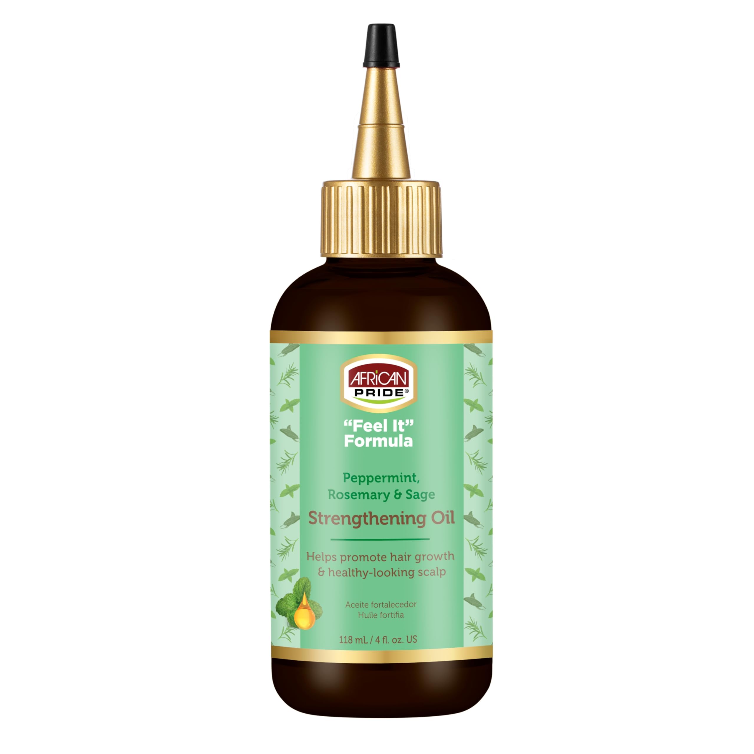 African Pride Feel It Formula Strengthening Oil 4oz