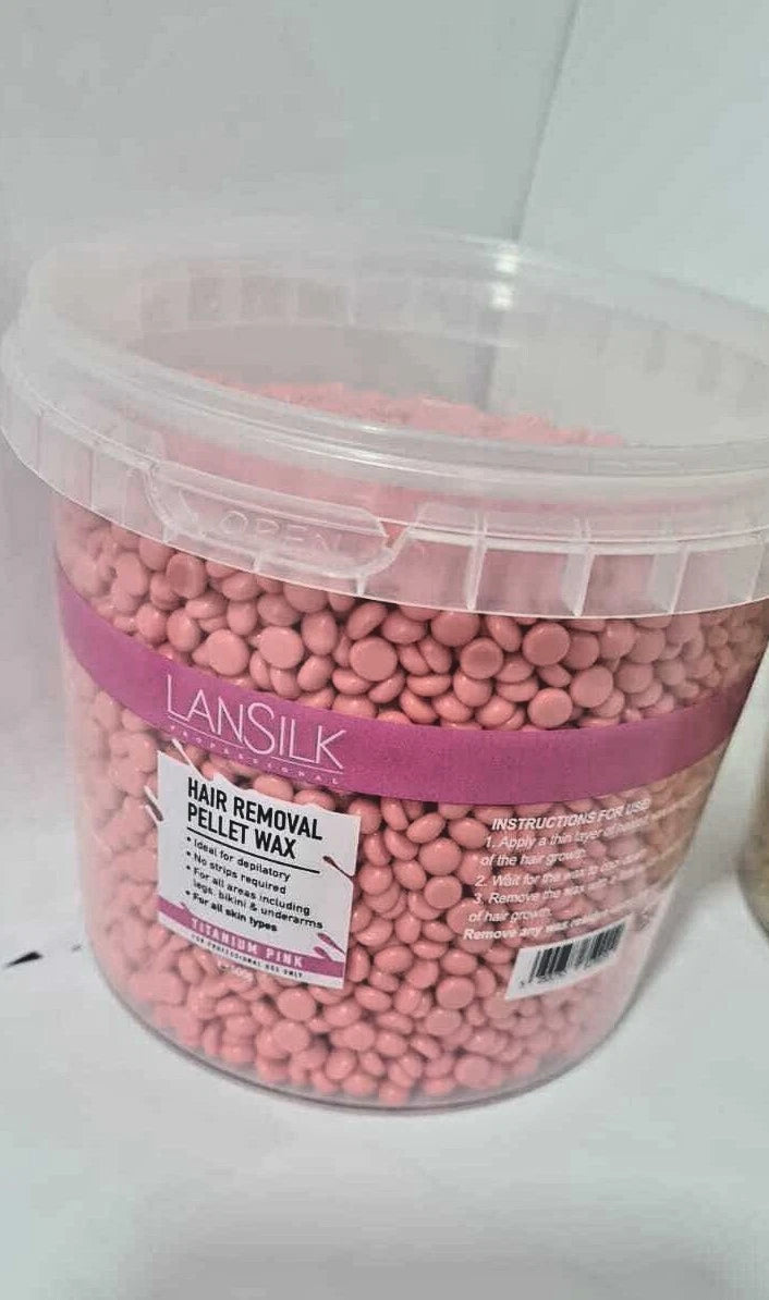 Lansilk Pellet Wax - Titanium Pink 500G