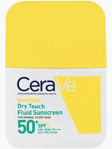 CeraVe Invisible Dry Touch Fluid Sunscreen SPF 50+ 50ml
