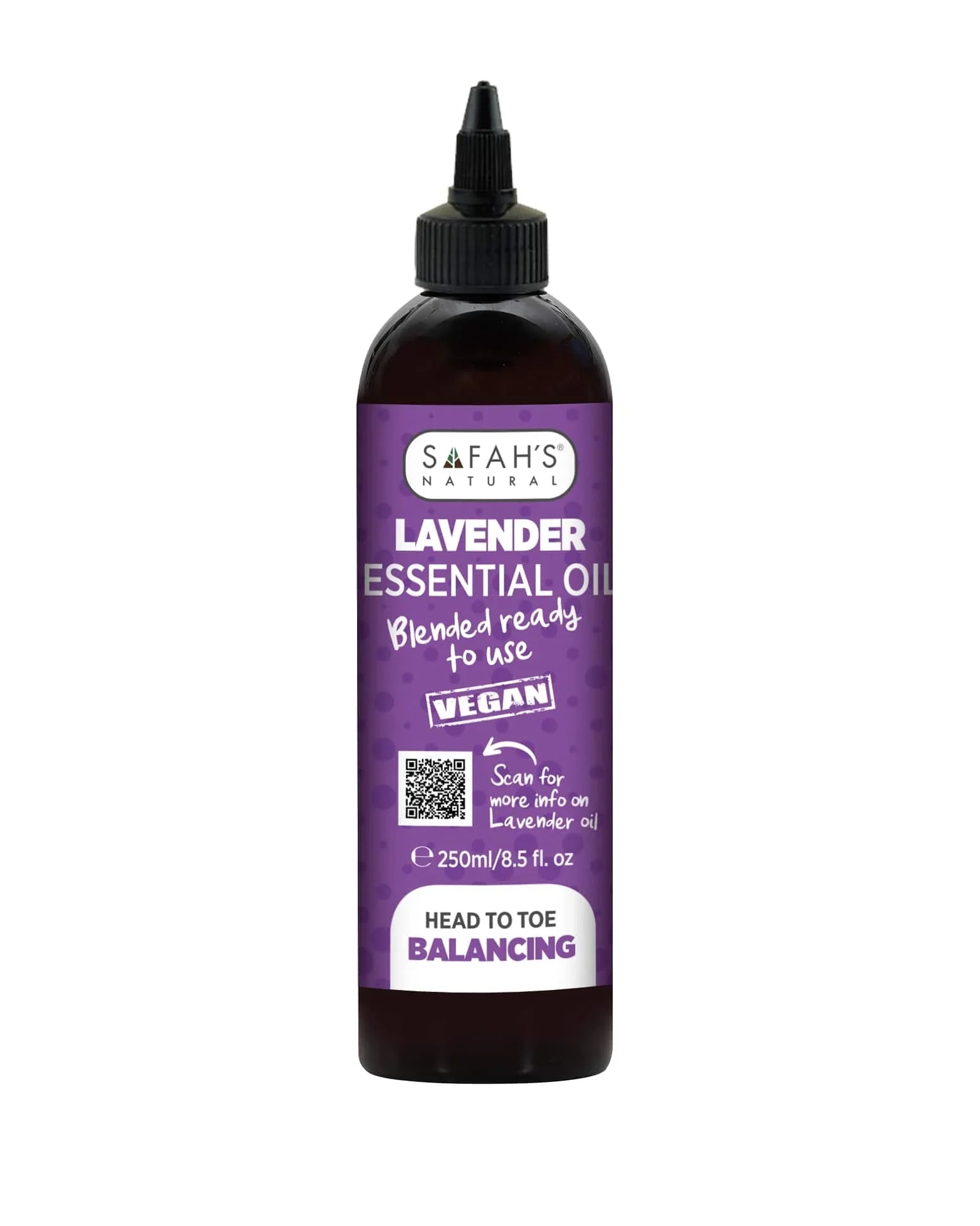 Safahs Natural Blended Lavender Oil 250ml