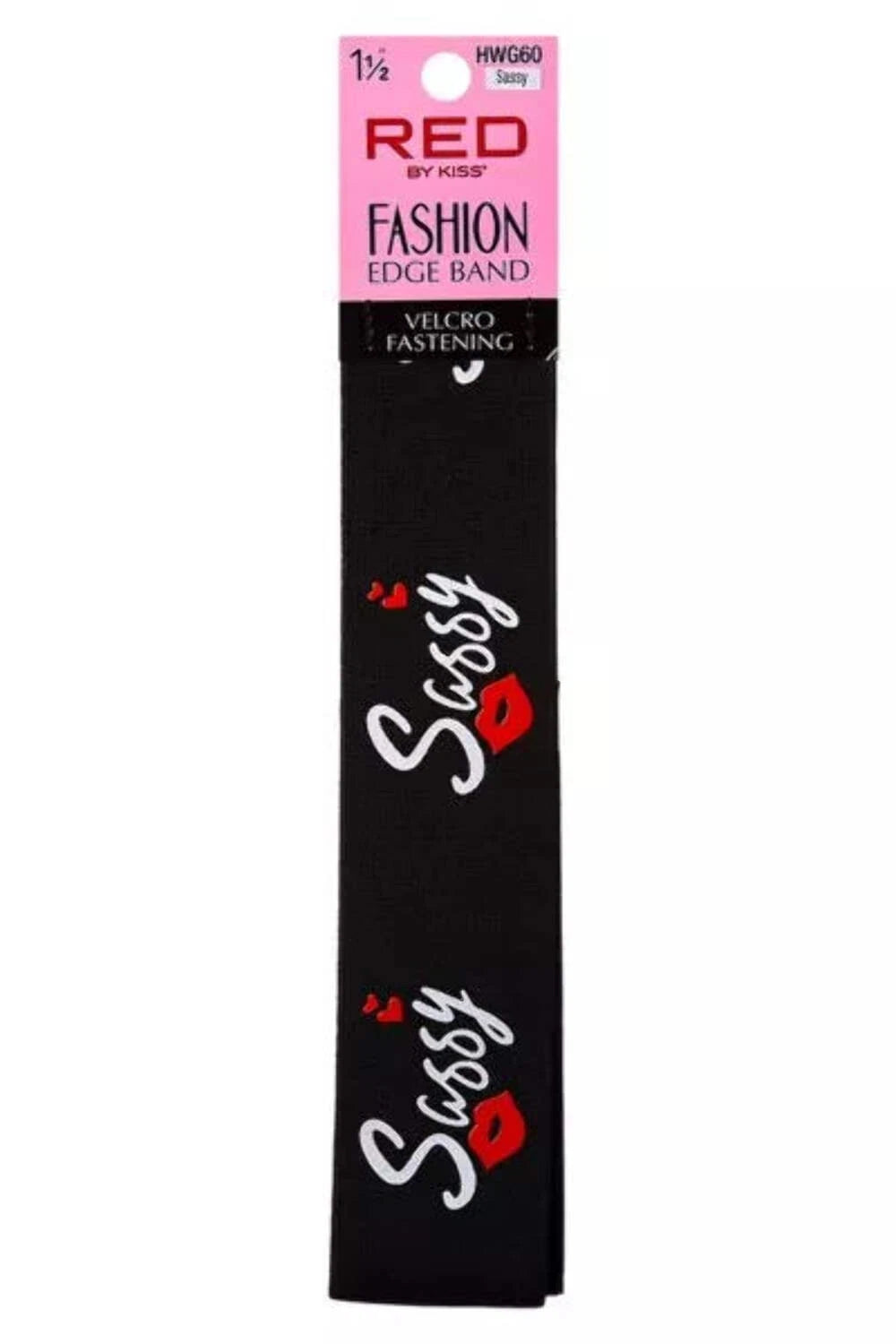 Red by Kiss Fashion Edge Band Wide 1.5in Sassy HWG60