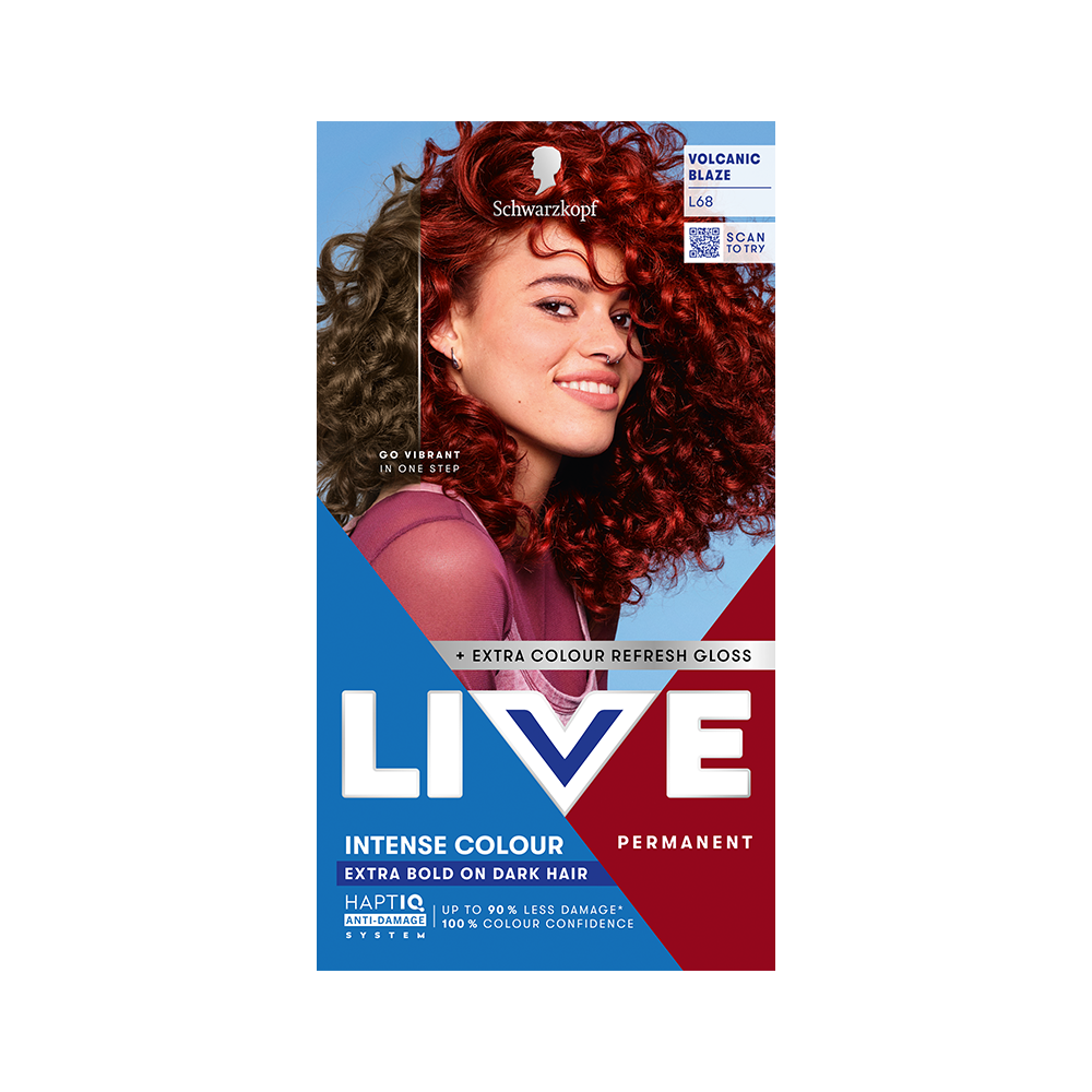 Schwarzkopf Live Intense Colour - L68 Volcanic Blaze
